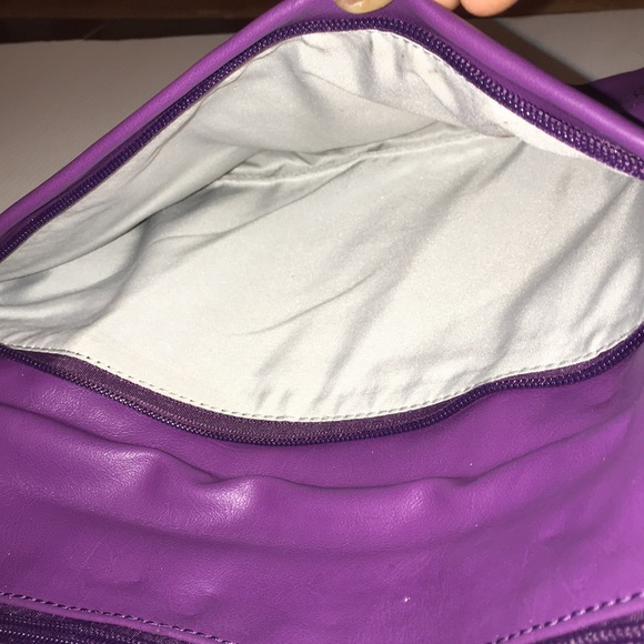 Tory Burch Dark Purple Clutch - Picture 7 of 8